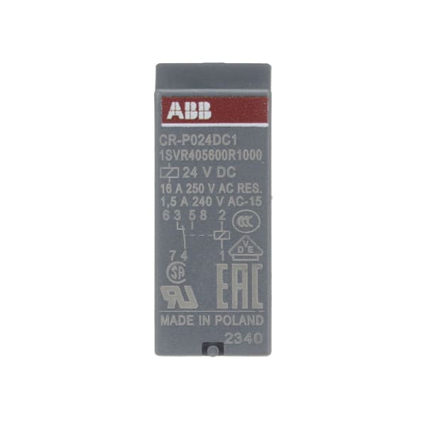 ABB - CR-P024DC1 Steckbares Interface-Relais 1We, A1-A2=24VDC, 250V/16A