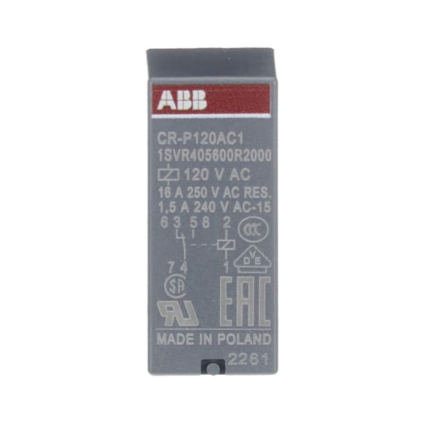 ABB - CR-P120AC1 Steckbares Interface-Relais 1We, A1-A2=120VAC, 250V/16A