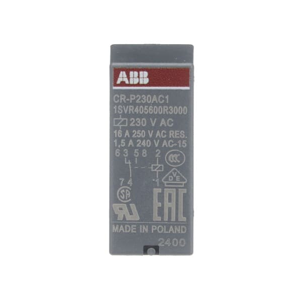 ABB - CR-P230AC1 Steckbares Interface-Relais 1We, A1-A2=230VAC, 250V/16A