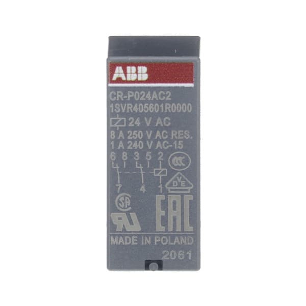 ABB - CR-P024AC2 Steckbares Interface-Relais 2We, A1-A2=24VAC, 250V/8A