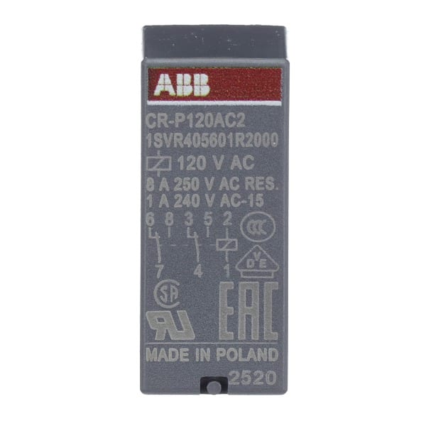 ABB - CR-P120AC2 Steckbares Interface-Relais 2We, A1-A2=120VAC, 250V/8A