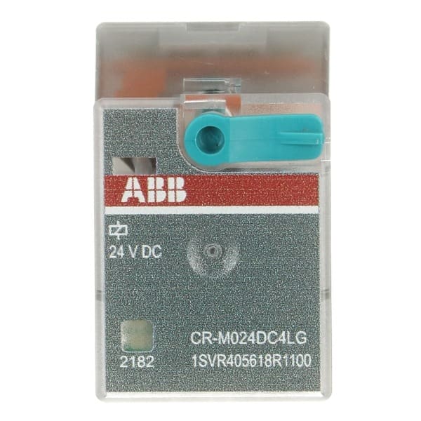 ABB - CR-M024DC4LG Steckbares Interface-Relais 4We, A1-A2=24VDC, Goldkontakte, LED