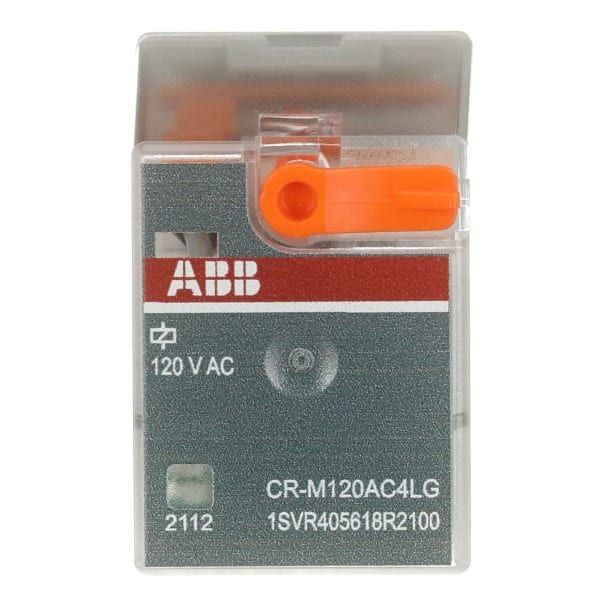 ABB - CR-M120AC4LG Steckbares Interface-Relais 4We, A1-A2=120VAC, Goldkontakte, LED