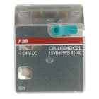 ABB - CR-U024DC2L Steckbares Interface-Relais 2We, A1-A2=24VDC, 250V/10A, LED