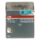 ABB - CR-U012DC2L Steckbares Interface-Relais 2We, A1-A2=12VDC, 250V/10A, LED