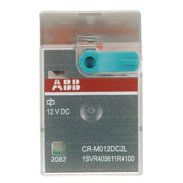 ABB - CR-M012DC2L Steckbares Interface-Relais 2We, A1-A2=12VDC, 250V/12A, LED