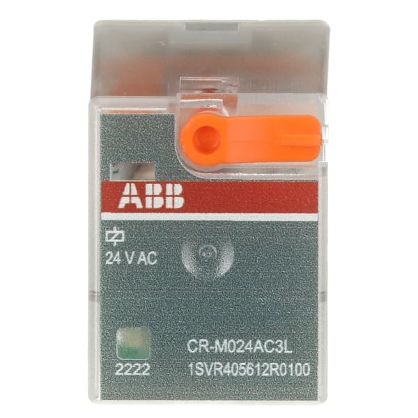 ABB - CR-M024AC3L Steckbares Interface-Relais 3We, A1-A2=24VAC, 250V/10A, LED