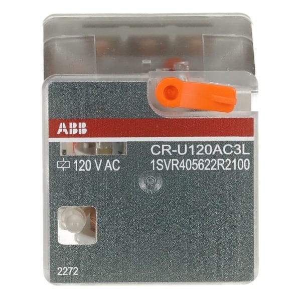 ABB - CR-U120AC3L Steckbares Interface-Relais 3We, A1-A2=120VAC, 250V/10A, LED