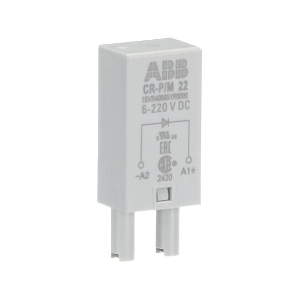 ABB - CR-P/M 22 Steckmodul Verpolschutz, 6-220VDC, A1+, A2-
