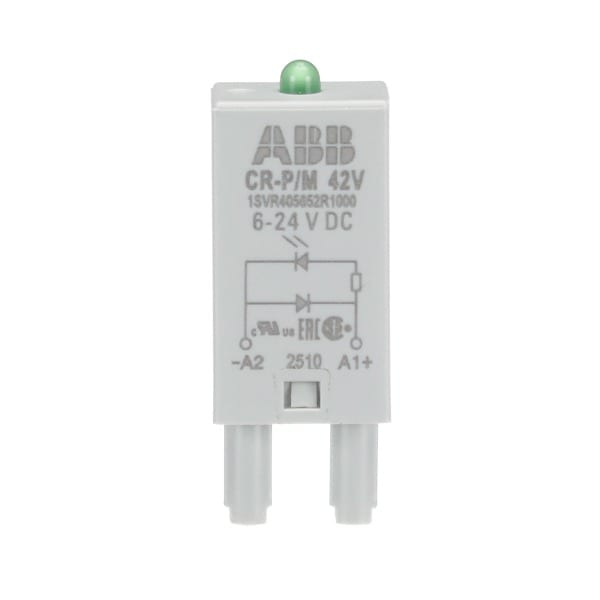 ABB - CR-P/M 42V Steckmodul Diode und LED grün, 6-24VDC, A1+, A2-