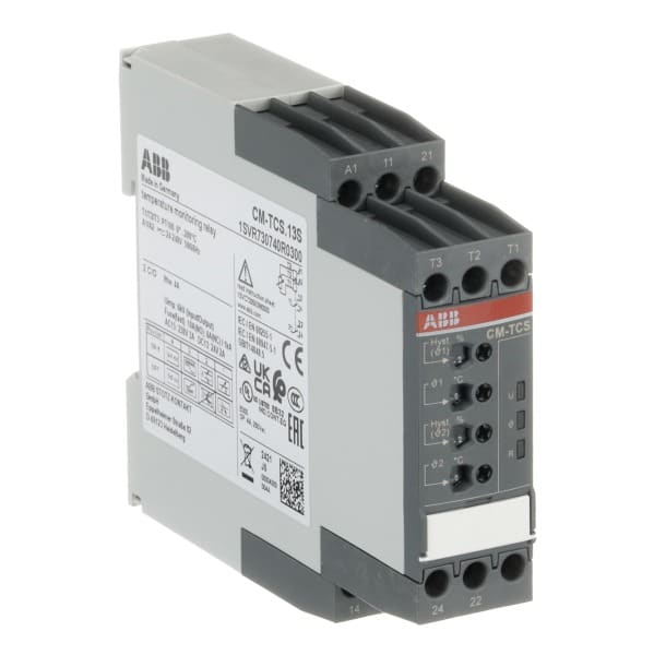 ABB - Temperaturüberwachungsrelais Temp.-bereich 0...+200°C 24-240VAC/DC
