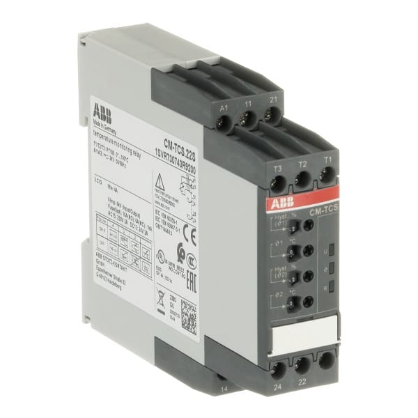 ABB - Temperaturüberwachungsrelais Temp.-bereich 0...+100°C 24VAC/DC