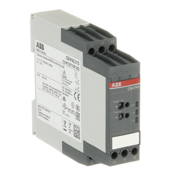 ABB - Dreiphasenüberwachungsrelais 2We 0,0,1-30s L1-L2-L3=3x160-300VAC