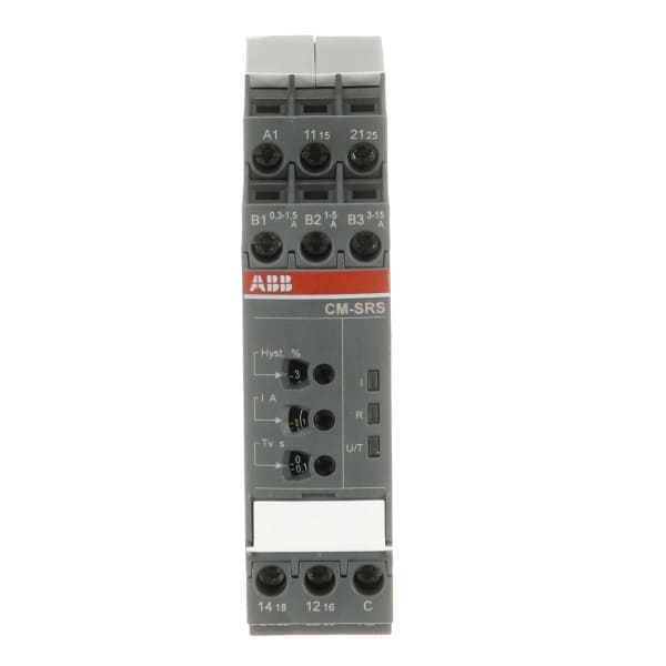 ABB - Stromüberwachungsrelais 2We,B-C=0,3-15A RMS 24-240VAC/DC