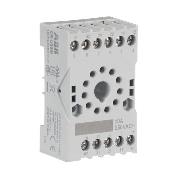 ABB - CR-U3SM Sockel kurz für 3We CR-U Relais