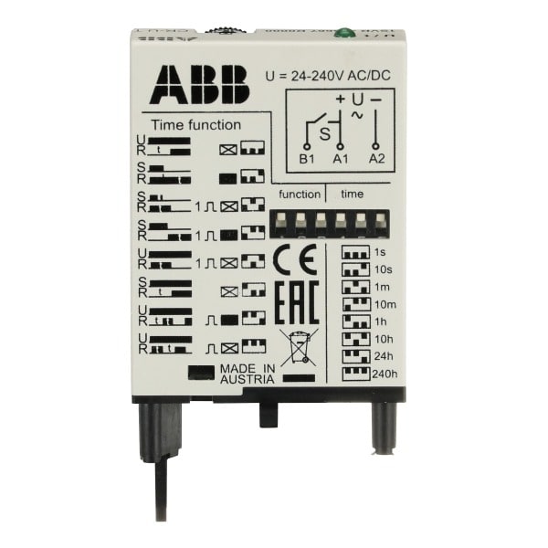 ABB - CR-U T Multifunktionszeitmodul A1-A2=24-240VAC/DC, für CR-U Sockel