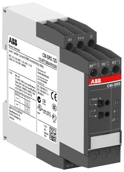 ABB - Stromüberwachungsrelais 1We,B-C=0,3-15A RMS 110-130VAC