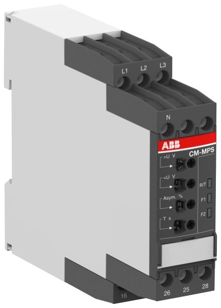 ABB - Dreiphasenüberwachungsrelais 2We 0,0,1-30s L1-L2-L3-N=3x180-280VAC
