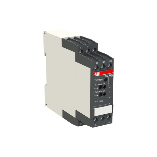 ABB - CM-IWS.2P Isolationsüberwachungsrelais 1We, 1-100kOhm, 24-240VAC/DC