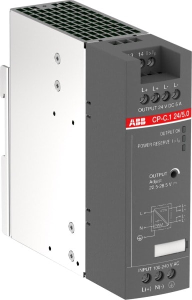 ABB - CP-C.1 24/5.0 Netzteil In:100-240VAC/90-300VDC Out:DC 24V/5A
