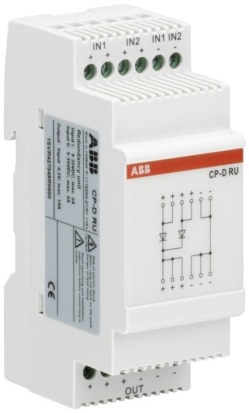 ABB - CP-D RU Redundanzeinheit für Netzteile CP Reihe, In:2x5A, Out: 1x10A