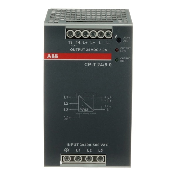 ABB - CP-T 24/5.0 Netzteil In: 3x400-500VAC Out: 24VDC/5.0A