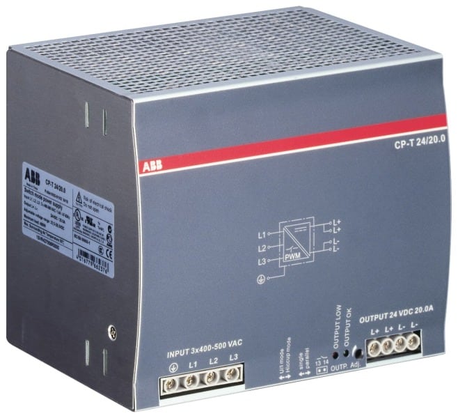 ABB - CP-T 24/20.0 Netzteil In: 3x400-500VAC Out: 24VDC/20.0A