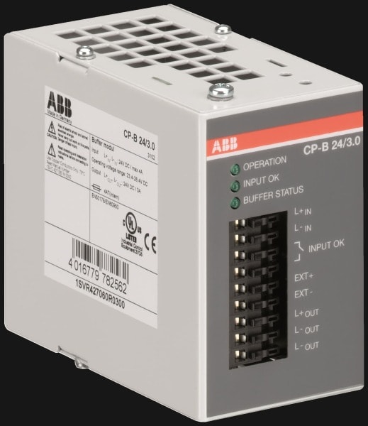 ABB - CP-B 24/3.0 Puffermodul 24 V / 3 A, Energiespeicher 1000 Ws