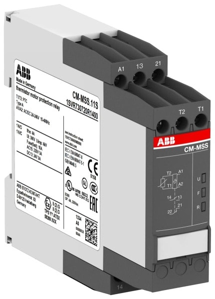 ABB - CM-MSS.11P Thermistor-Motorschutzrelais 1S+1Ö, 24-240VAC/DC