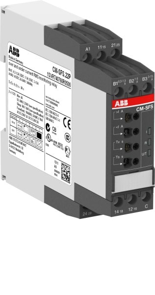 ABB - CM-SFS.21P Stromüberwachungsrelais 2We, B-C=3mA-1A RMS, 24-240VAC/DC