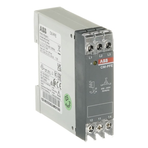 ABB - CM-PFE Phasenfolgeüberwachungsrelais 1We, L1-L2-L3=208-440VAC