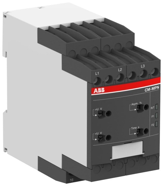 ABB - CM-MPN.62P Dreiphasenüberwachungsrelais 2We, 0,0,1-30s, L1-L2-L3=3x450-720VAC