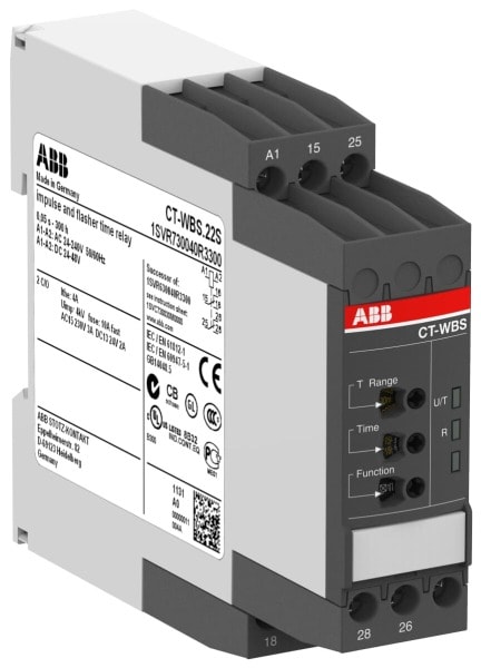 ABB - Zeitrelais Wischer u.Blinker 2We 24-48VDC 24-240VAC