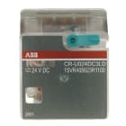 ABB - CR-U024DC3LD Steckbares Interface-Relais 3We, A1-A2=24 VDC, 250V/10A, LED, Diode