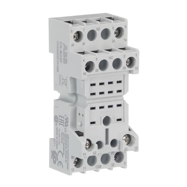 ABB - CR-M2SF Standardsockel m. Bügelschrauben für 2We CR-M Relais