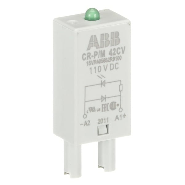 ABB - CR-P/M 42CV Steckmodul Diode und LED grün, 110VDC,A1+,A2-