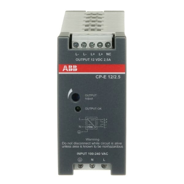 ABB - CP-E 12/2.5 Netzteil In:100-240VAC Out: 12VDC/2.5A