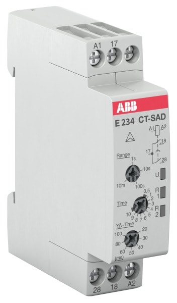 ABB - CT-SAD.22 Zeitrelais Stern-Dreieck-Umschaltung, 2S 24-48VDC, 24-240VAC