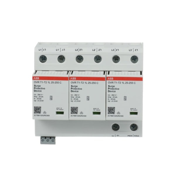 ABB - Kombi-Ableiter 3p für TNC Netze mit FM 25kA/Pol für 230/400 V Netze