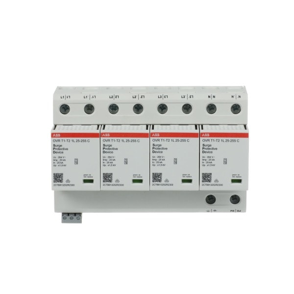 ABB - OVR T1-T2 4L 100-255 P TS Kombiableiter 4p für TNS Netze mit FM 25kA/Pol