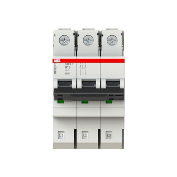 ABB - Leitungsschutzschalter - S400 - 3P - 16 A - B