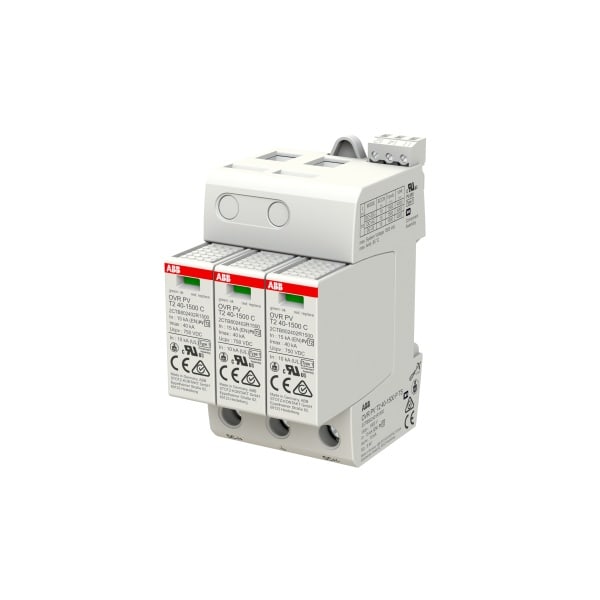 ABB - SPD Typ 2 für PV-Anlagen bis 1500 V DC für Leerlaufspannungen bis 1500 V DC