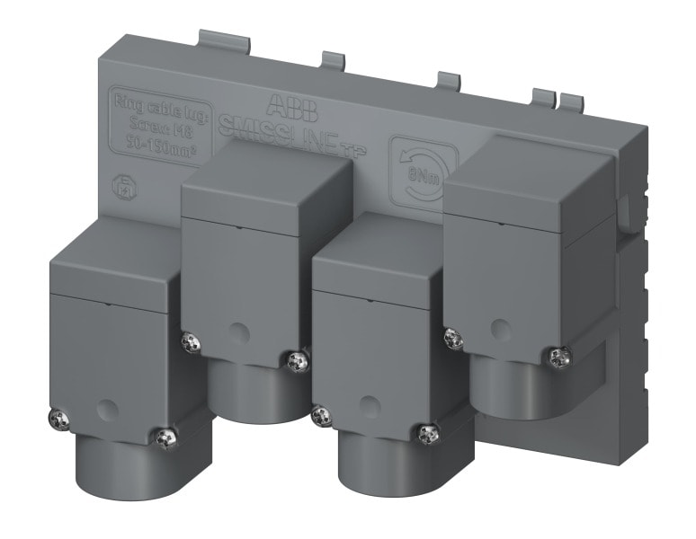 ABB - Einspeiseblock 250A L1 L2 L3 N rechts Smissline TP PowerBar Bolt-On