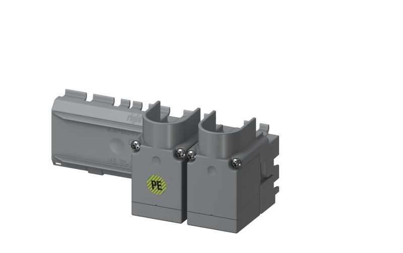 ABB - Einspeiseblock 250A Zusatzsockel rechts PE N Smissline TP PowerBar Bolt-On