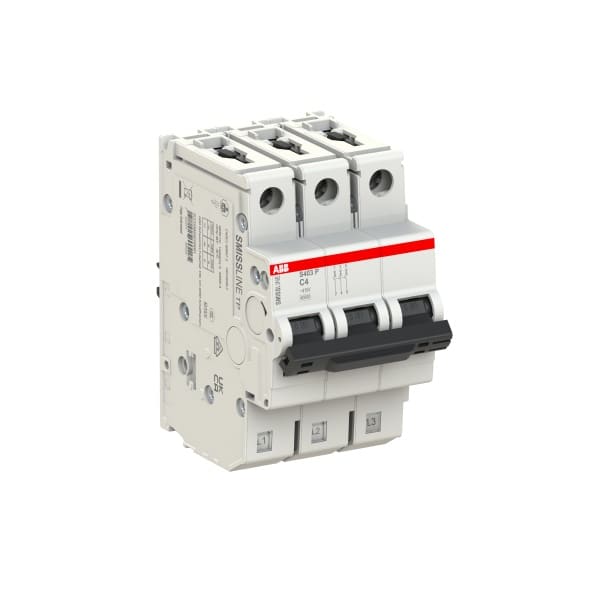 ABB - Sicherungsautomat Smissline - S400 - 3P - 4 A - C