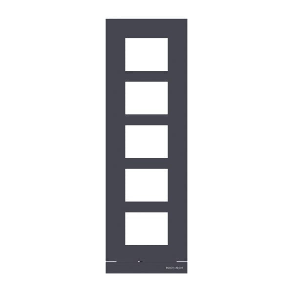BUSCH-JAEGER - Frontplatte Audio 1/5 anthrazit - Busch-Welcome 2-Draht