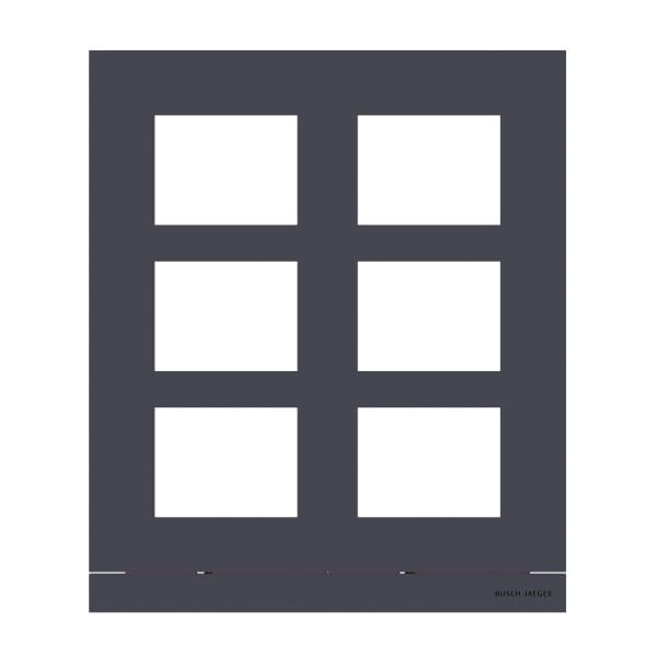 BUSCH-JAEGER - Frontplatte Audio 2/3 anthrazit - Busch-Welcome 2-Draht