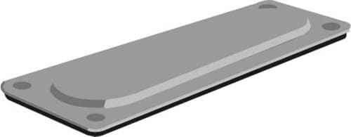 ABB - Abdeckung C-Flansch Stahl