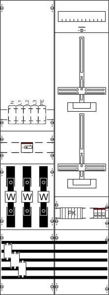ABB - M+W Feld komplett BH5-2FB KA4265H5
