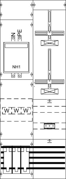 ABB - Mess-u.Wandlerfeld kpl.H5/B2 KA4237